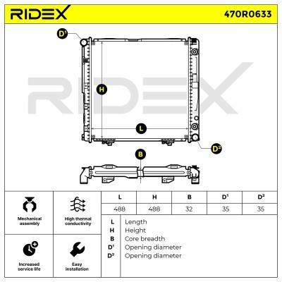 Chłodnica RIDEX 470R0633 470R0633 - foto 9