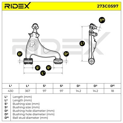 Wahacz RIDEX 273C0597 273C0597 - foto 4