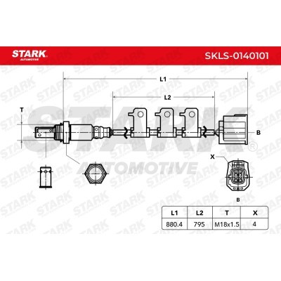 Sonda Lambda Stark SKLS-0140101 SKLS-0140101 - foto 7