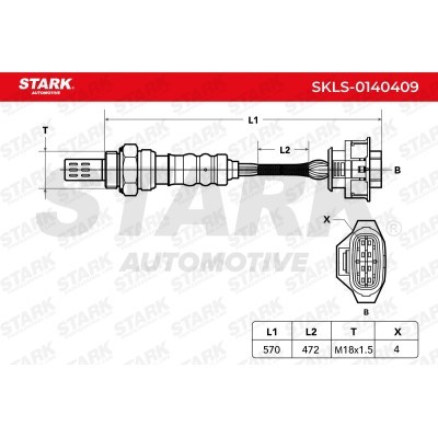 Sonda Lambda Stark SKLS-0140409 SKLS-0140409 - foto 4