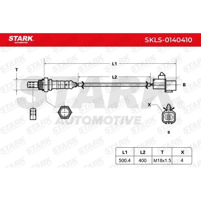 Sonda Lambda Stark SKLS-0140410 SKLS-0140410 - foto 5