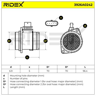 Przepływomierz RIDEX 3926A0242 3926A0242 - foto 6