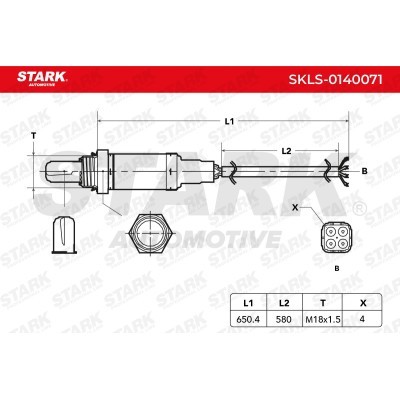Sonda Lambda Stark SKLS-0140071 SKLS-0140071 - foto 2