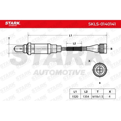 Sonda Lambda Stark SKLS-0140141 SKLS-0140141 - foto 3