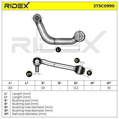 Wahacz RIDEX 273C0990 273C0990 - foto 6