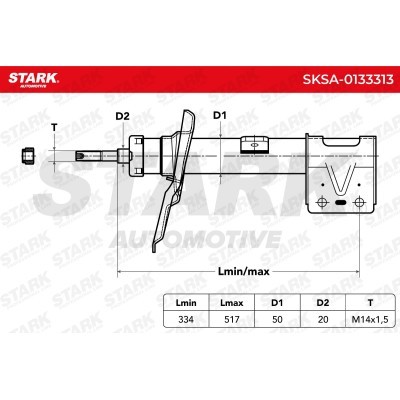 Amortyzator Stark SKSA-0133313 SKSA-0133313 - foto 5