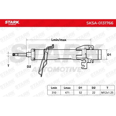 Amortyzator Stark SKSA-0131766 SKSA-0131766 - foto 3