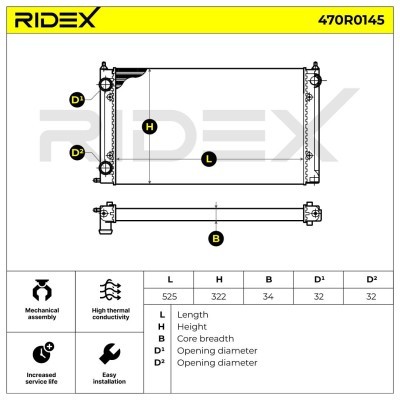 Chłodnica RIDEX 470R0145 470R0145 - foto 7
