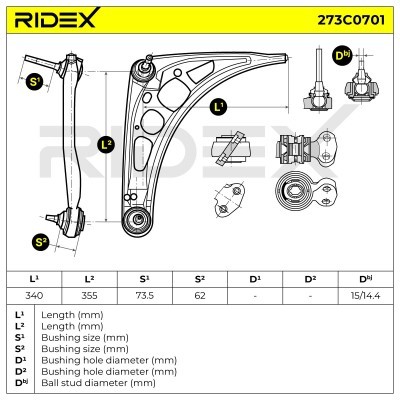Wahacz RIDEX 273C0701 273C0701 - foto 4