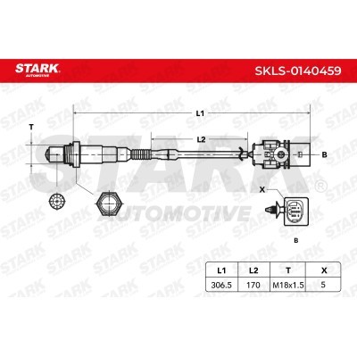 Sonda Lambda Stark SKLS-0140459 SKLS-0140459 - foto 5
