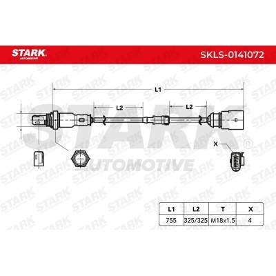 Sonda Lambda Stark SKLS-0141072 SKLS-0141072 - foto 6