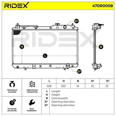 Chłodnica RIDEX 470R0008 470R0008 - foto 5