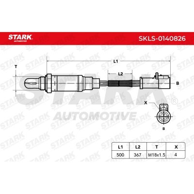 Sonda Lambda Stark SKLS-0140826 SKLS-0140826 - foto 6