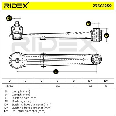 Wahacz RIDEX 273C1259 273C1259 - foto 7