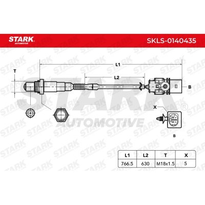 Sonda Lambda Stark SKLS-0140435 SKLS-0140435 - foto 6