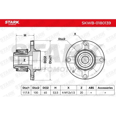 Łożysko Koła Stark SKWB-0180139 SKWB-0180139 - foto 4