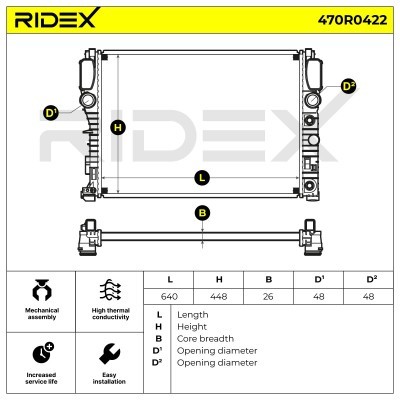 Chłodnica RIDEX 470R0422 470R0422 - foto 5