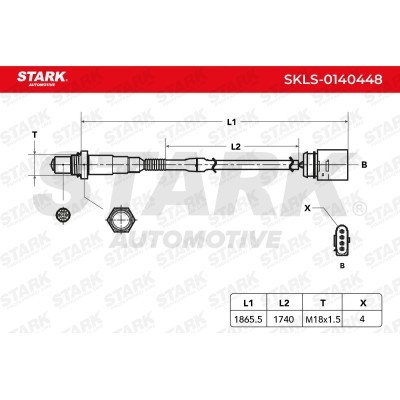 Sonda Lambda Stark SKLS-0140448 SKLS-0140448 - foto 6