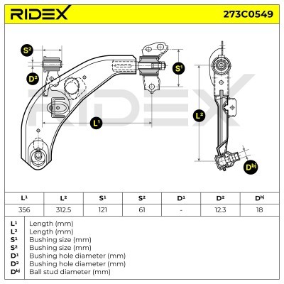 Wahacz RIDEX 273C0549 273C0549 - foto 6