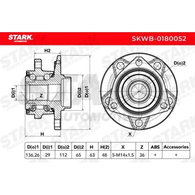 Łożysko Koła Stark SKWB-0180052 SKWB-0180052 - foto 3