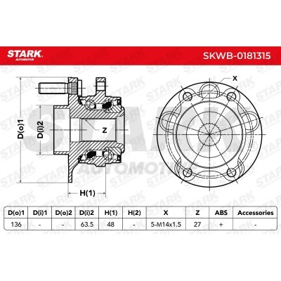 Łożysko Koła Stark SKWB-0181315 SKWB-0181315 - foto 3