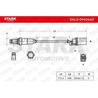 Sonda Lambda Stark SKLS-0140443 SKLS-0140443 - foto 6