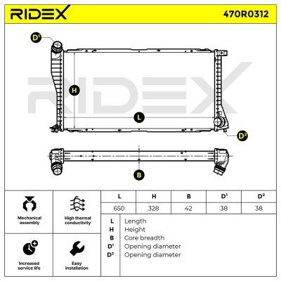 Chłodnica RIDEX 470R0312 470R0312 - foto 5