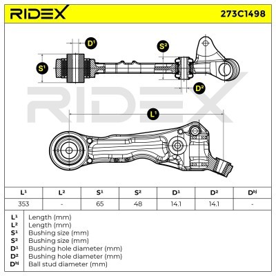 Wahacz RIDEX 273C1498 273C1498 - foto 7