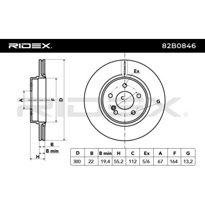 Tarcza hamulcowa RIDEX 82B0846 82B0846 - foto 4