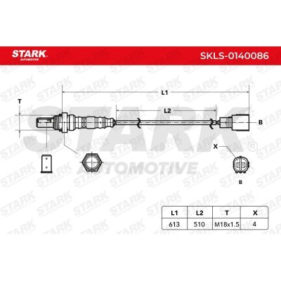 Sonda Lambda Stark SKLS-0140086 SKLS-0140086 - foto 6