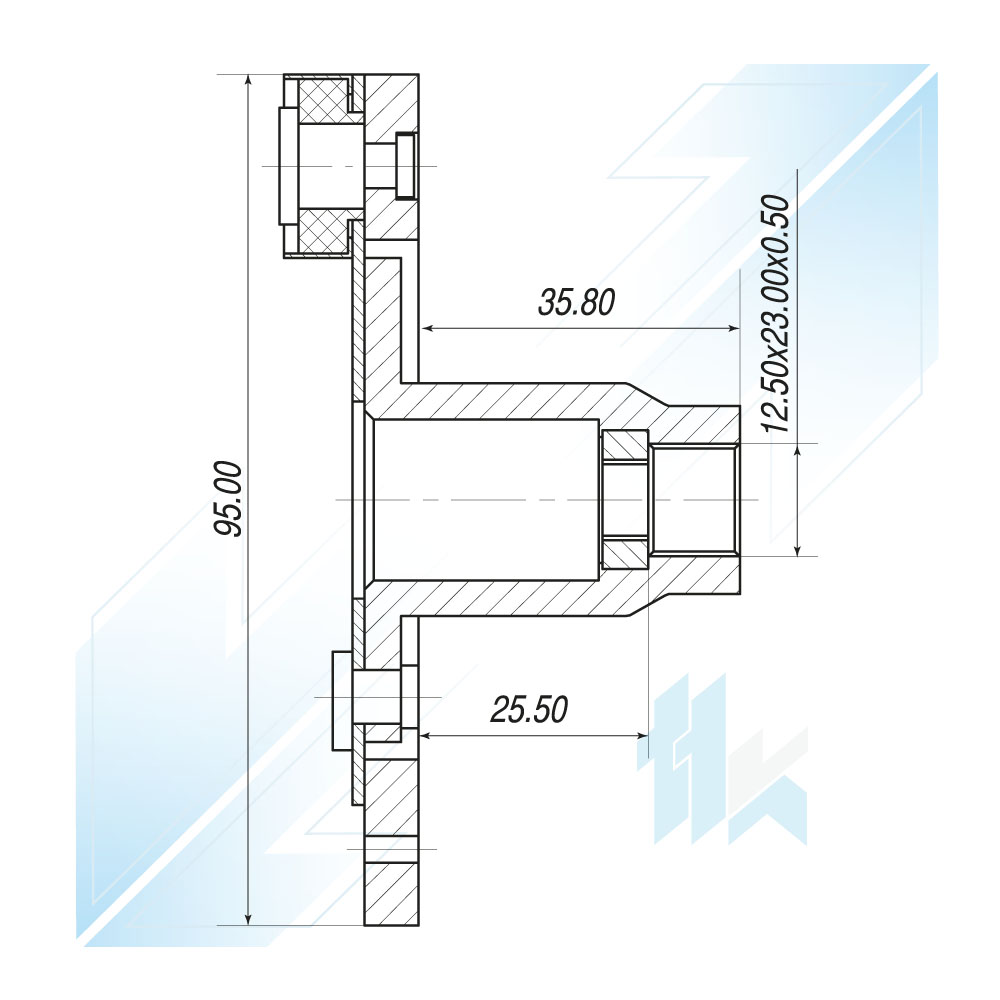 Tarcza Sprzęgła Sprężarki PANASONIC V09 Ø95 Mazda 115PV09000 - foto 3