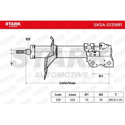 Amortyzator Stark SKSA-0131881 SKSA-0131881 - foto 5