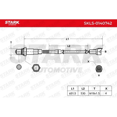 Sonda Lambda Stark SKLS-0140742 SKLS-0140742 - foto 6