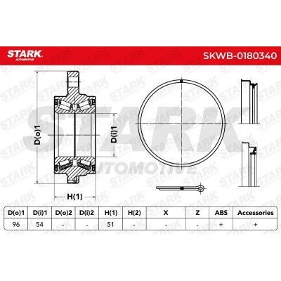 Łożysko Koła Stark SKWB-0180340 SKWB-0180340 - foto 5