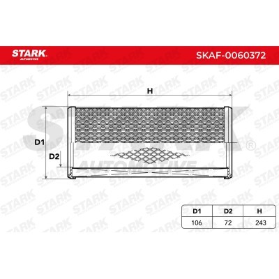 Filtr Powietrza Stark SKAF-0060372 SKAF-0060372 - foto 4