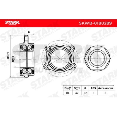 Łożysko Koła Stark SKWB-0180289 SKWB-0180289 - foto 6