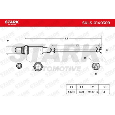 Sonda Lambda Stark SKLS-0140309 SKLS-0140309 - foto 2