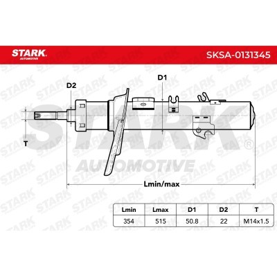 Amortyzator Stark SKSA-0131345 SKSA-0131345 - foto 3