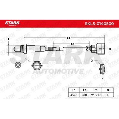 Sonda Lambda Stark SKLS-0140500 SKLS-0140500 - foto 6