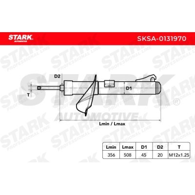 Amortyzator Stark SKSA-0131970 SKSA-0131970 - foto 4