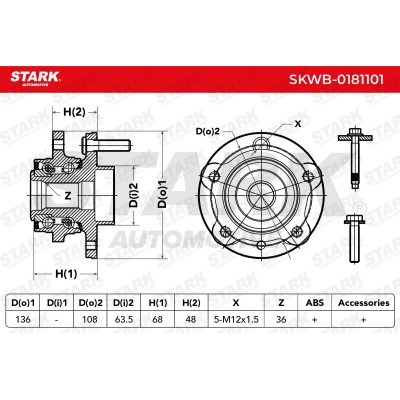 Łożysko Koła Stark SKWB-0181101 SKWB-0181101 - foto 7