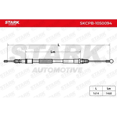 Linka Hamulca Ręcznego Stark SKCPB-1050094 SKCPB-1050094 - foto 3