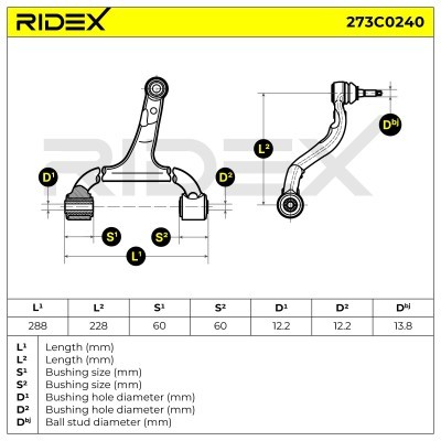 Wahacz RIDEX 273C0240 273C0240 - foto 3