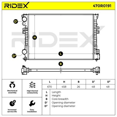 Chłodnica RIDEX 470R0191 470R0191 - foto 15