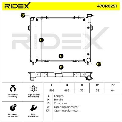 Chłodnica RIDEX 470R0251 470R0251 - foto 10