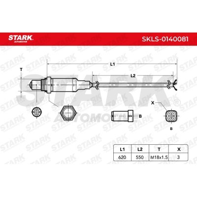 Sonda Lambda Stark SKLS-0140081 SKLS-0140081 - foto 2