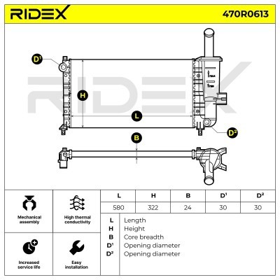 Chłodnica RIDEX 470R0613 470R0613 - foto 8