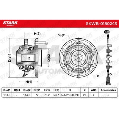 Łożysko Koła Stark SKWB-0180243 SKWB-0180243 - foto 7