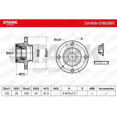 Łożysko Koła Stark SKWB-0180981 SKWB-0180981 - foto 6
