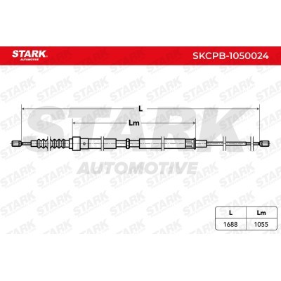 Linka Hamulca Ręcznego Stark SKCPB-1050024 SKCPB-1050024 - foto 3